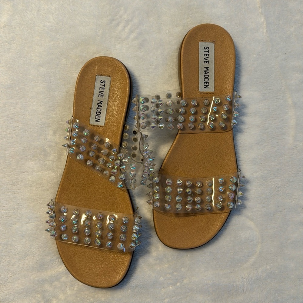 Steve Madden studded jelly sandals